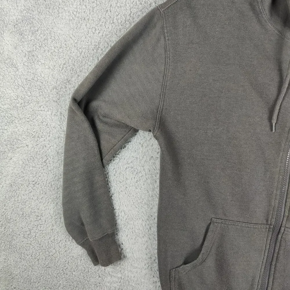 The Beatles Hoodie Grey Adult Small Full Zip Sweater Hooded Sweatshirt Band Tee